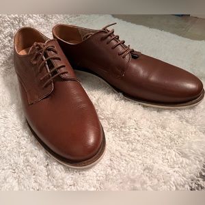 Tan Leather Dress Shoes, Porto